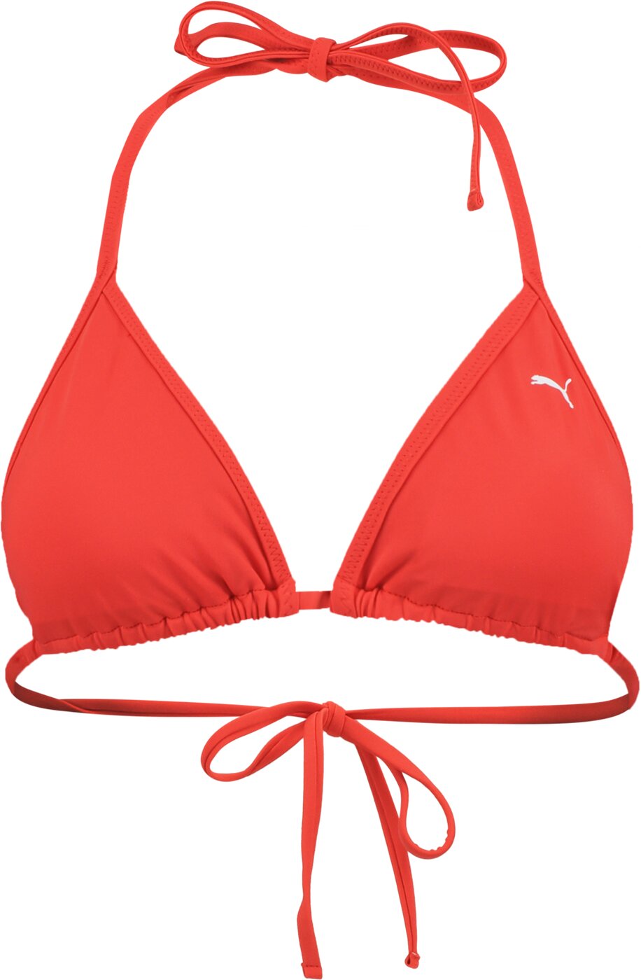 PUMA PUMA SWIM WOMEN TRIANGLE BIKINI TOP RED