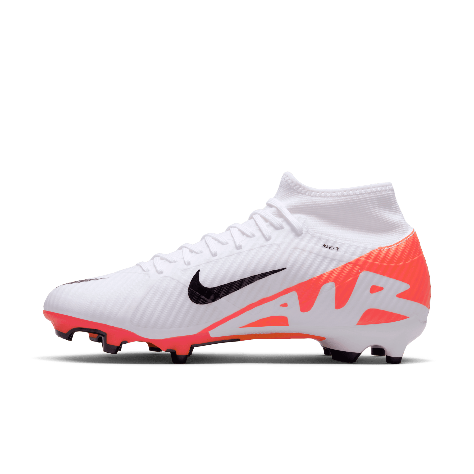 NIKE ZOOM SUPERFLY 9 ACADEMY FG/MG BRIGHT CRIMSON/WHITE-BLACK
