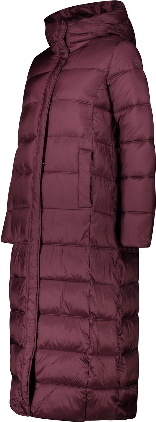 CMP WOMAN LONG COAT FIX HOOD BURGUNDY | Intersport Butsch