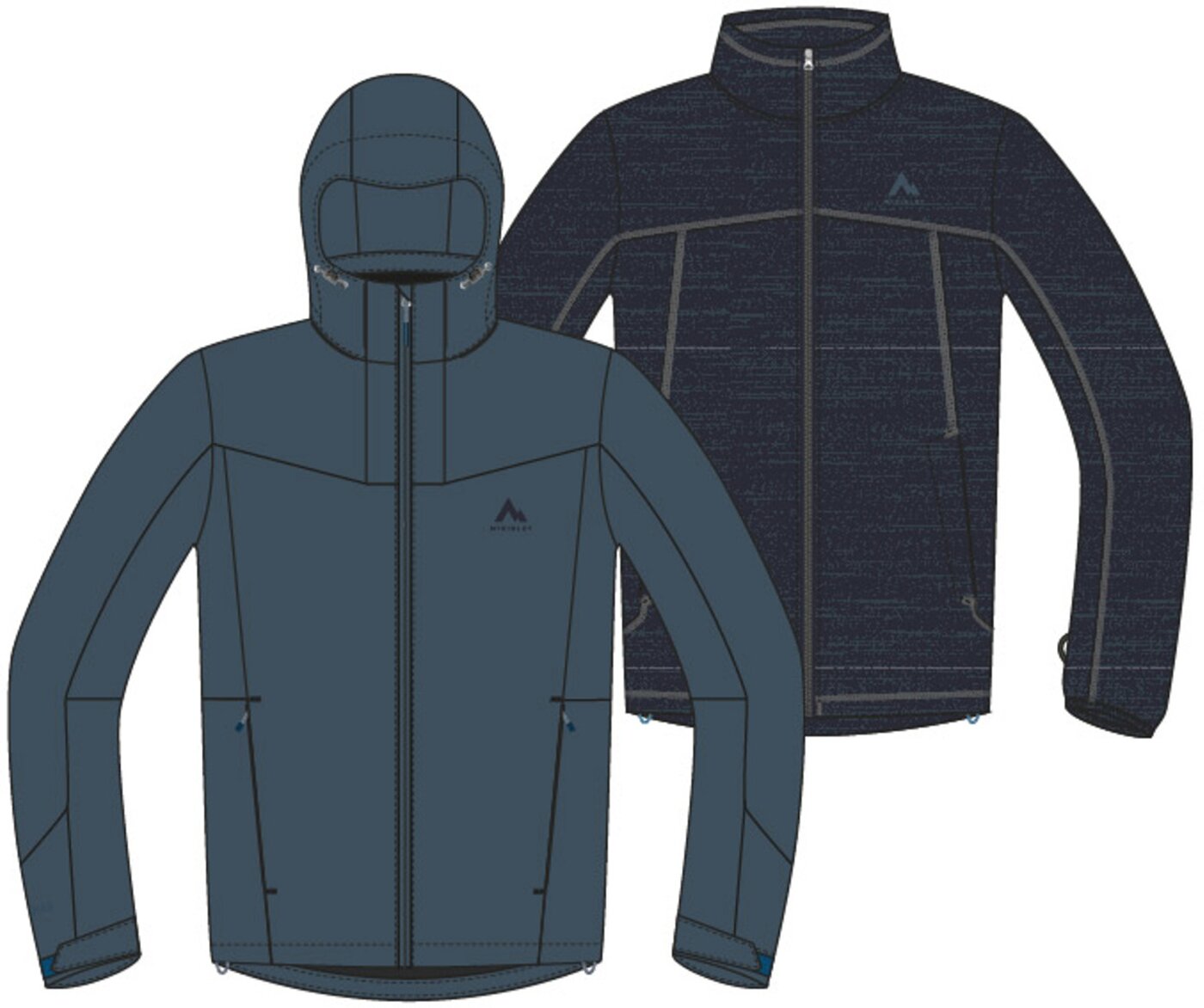 McKinley Herren Doppeljacke Tessi 3:1 UX (416086 Produktbild-Vorschau 3