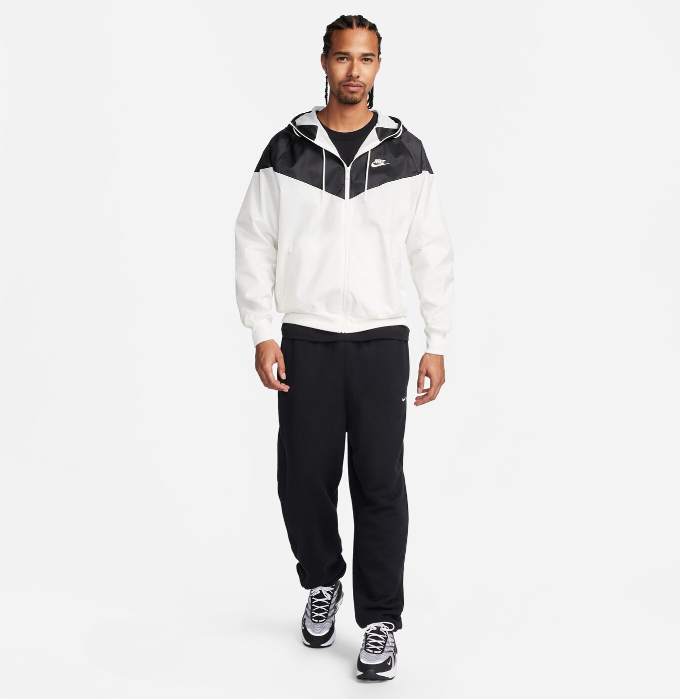 NIKE M NK WVN LND WR HD JKT SAIL/BLACK/SAIL | Intersport Butsch