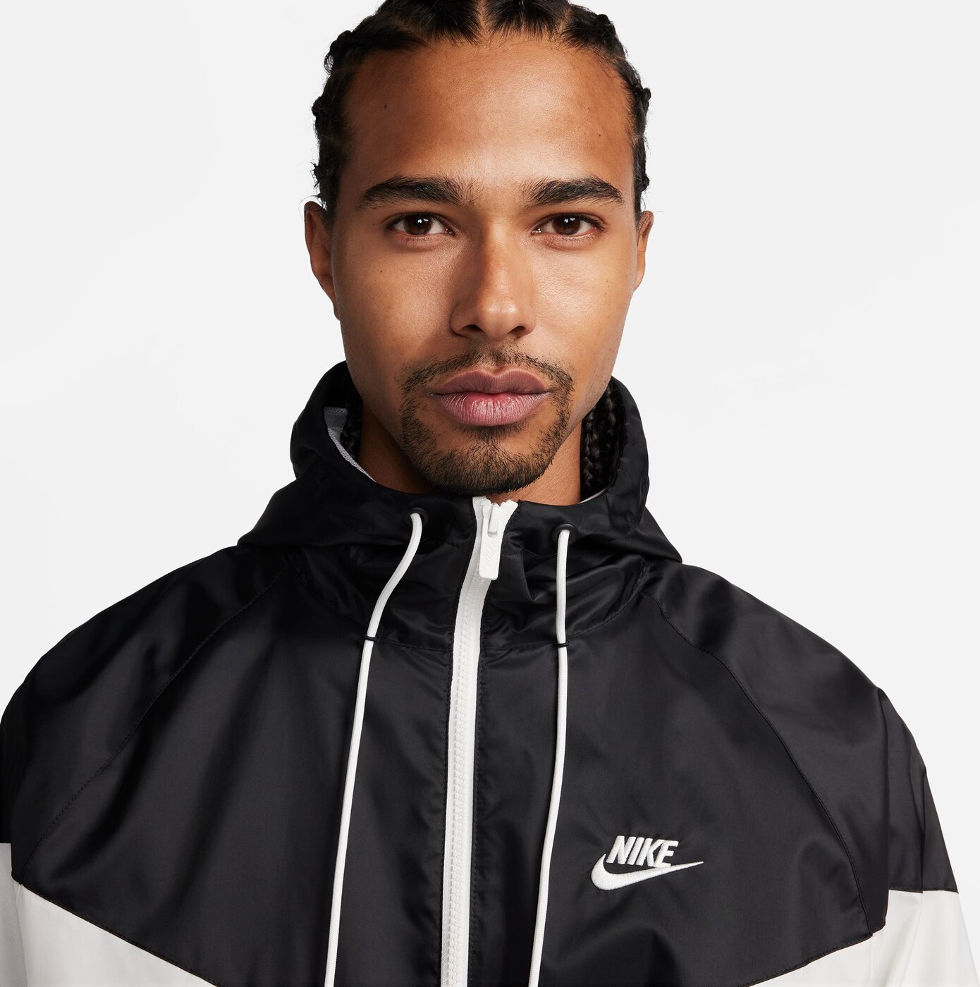 NIKE M NK WVN LND WR HD JKT SAIL/BLACK/SAIL | Intersport Butsch